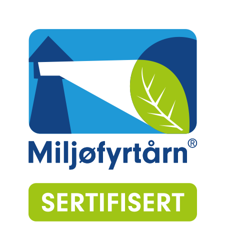 Miljofyrtarn Setifisert emblem 450x500px